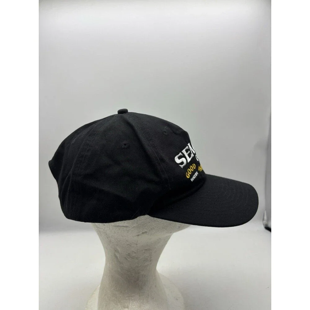 Seager Co Hat Black Snapback Cap Good As Can Be Western Surf